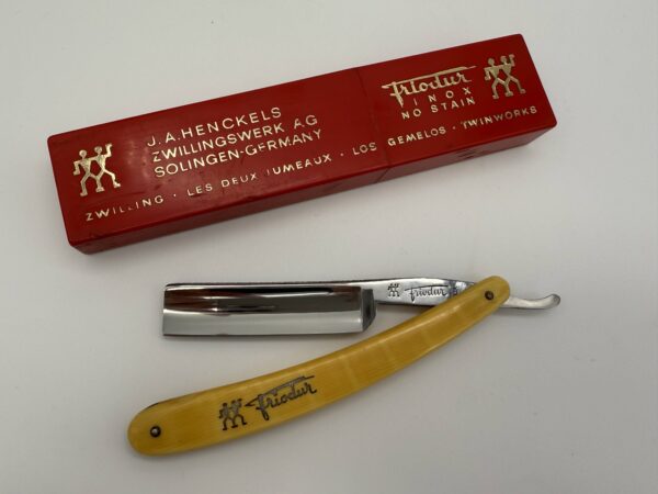 J.A. Henckels Solingen Zwilligswerk Friodur Inox Germany Shave ready brzytwa prosta