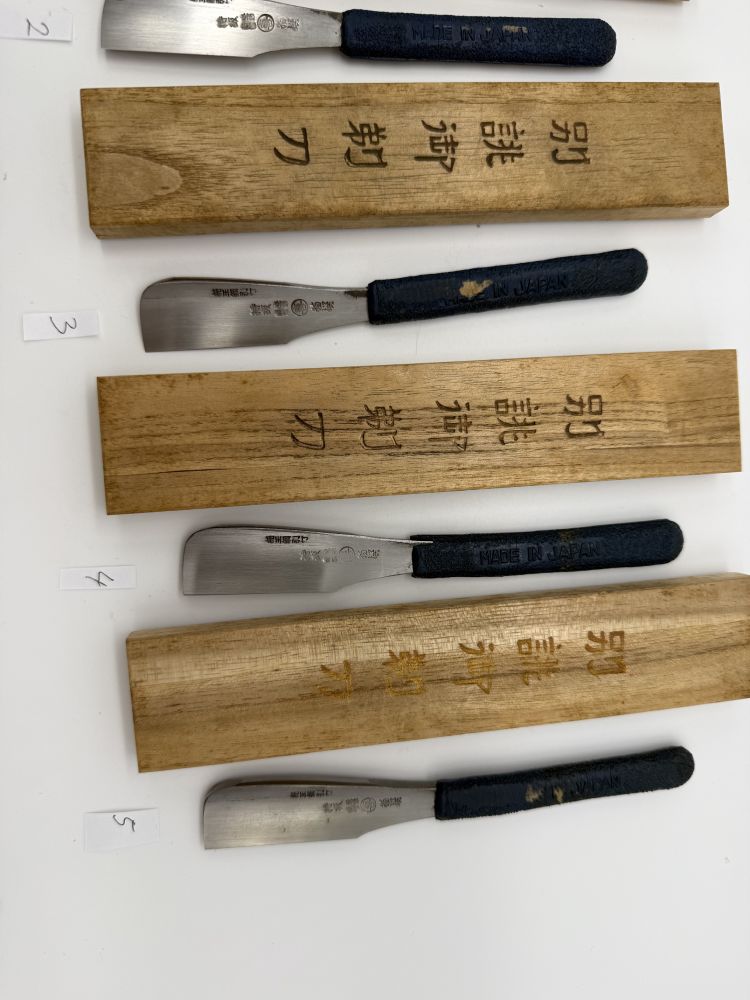 Aukščiausios klasės NOS Kamisori Tamahagane pauvlonijos dėžutėje - immagine 15