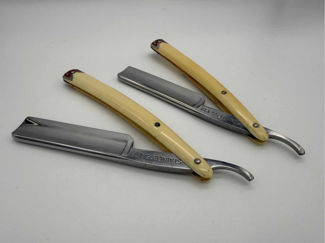 Dorko Solingen No. 3739/85 Solingen 172 De Luxe – vintažiniai vokiški skustuvai (NOS) - Imagine 11