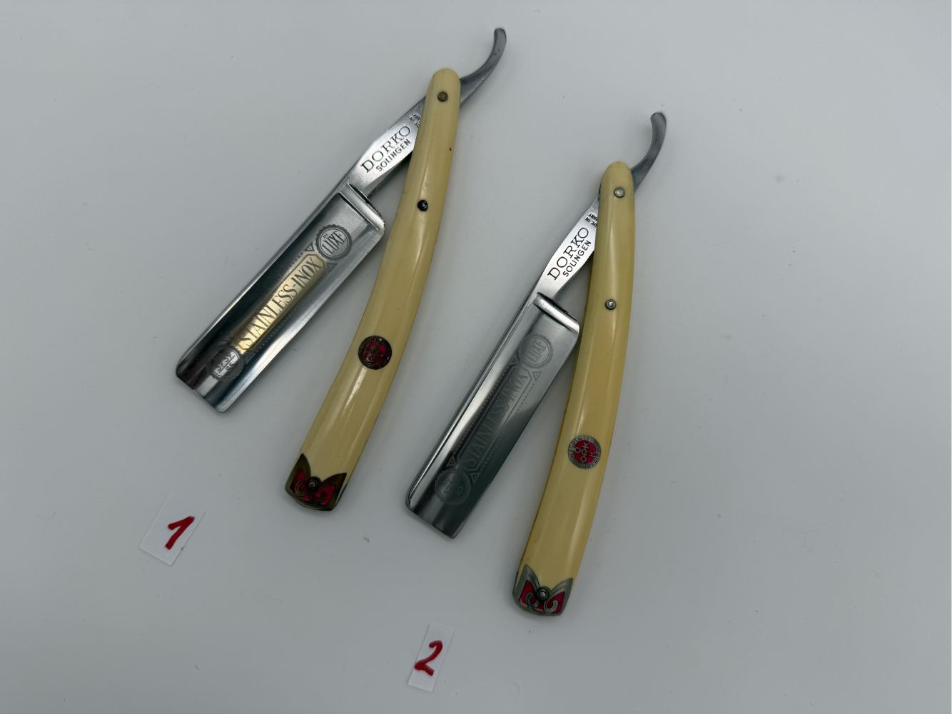 Dorko Solingen Nr. 3739/85 Solingen 172 De Luxe - alte deutsche Rasiermesser (NOS)