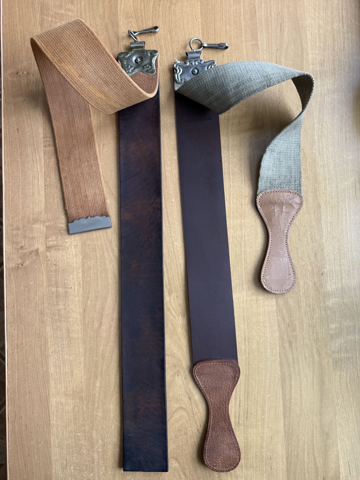 Vintage Razor Strops – Pigeon & LLAMA (Shell Cordovan) — изображение 2