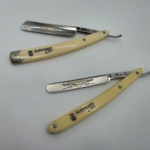 Set de lame drepte (2/8 și 4/8), nou, Renaissance, Solingen Germania, Spitzenqualitat, Meister Funk