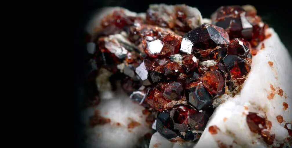 Spessartite garnets
