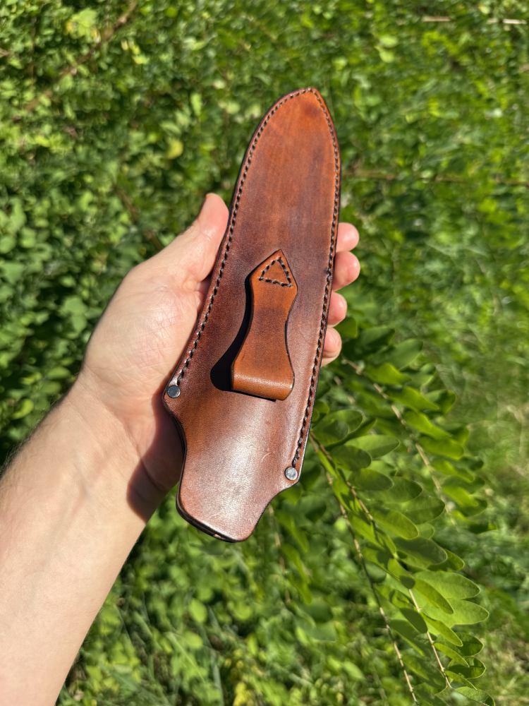 Premium kolekcinis peilis – damasko plienas ir mamuto dantų fosilijos rankena - Image 10